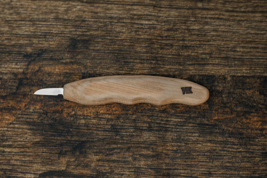 Finger Groove Handle Carving Knife