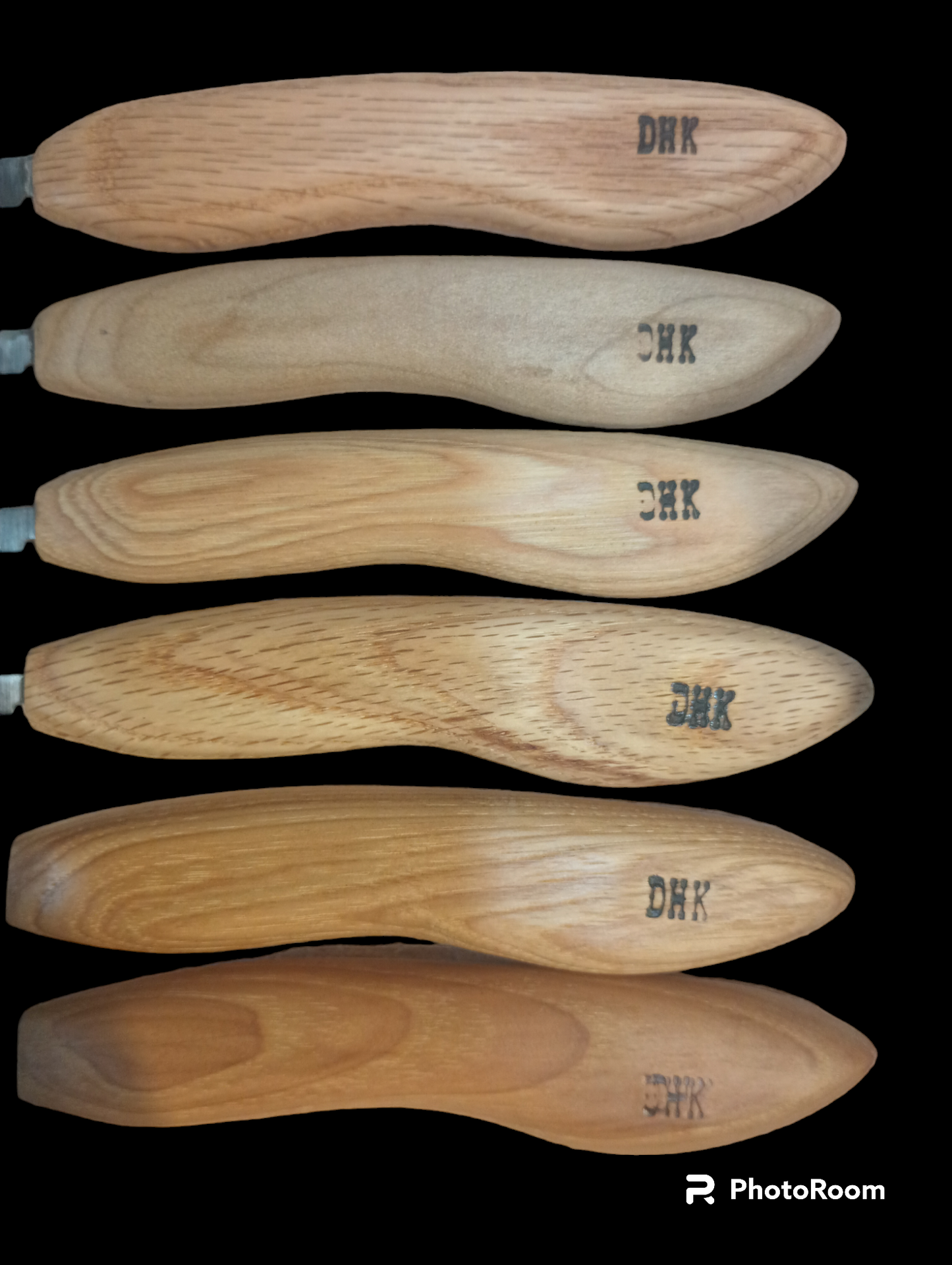 Deep Holler Carving Knife- 1 1/4"- FLAT GRIND-D HANDLE
