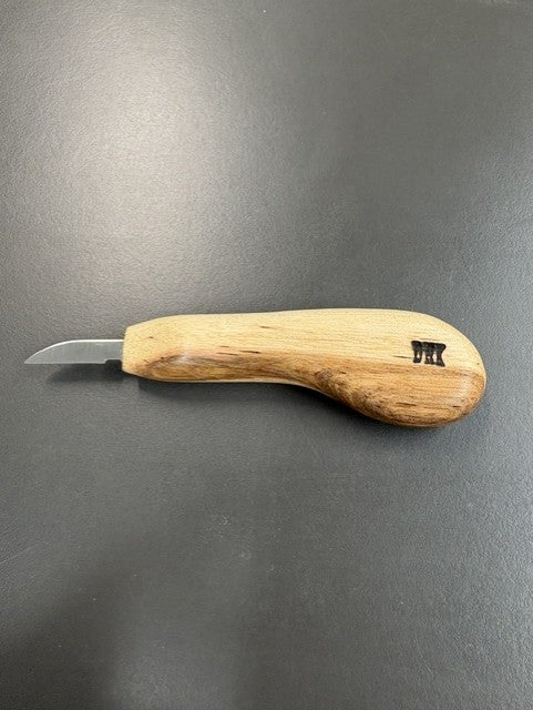 Pistol Grip Handle Carving Knife — Maple / 1"